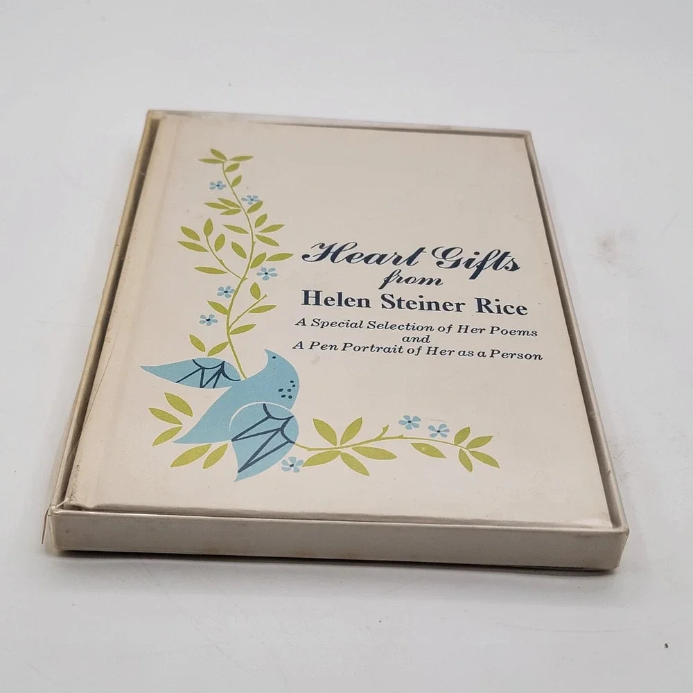Helen Steiner Rice Heart Gifts Hardcover Slipcase Inspirational Poetry Excellent